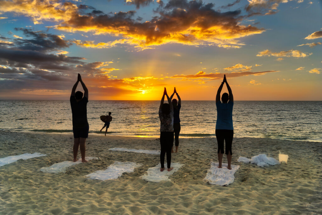 Sayulita day trip: yoga on the beach