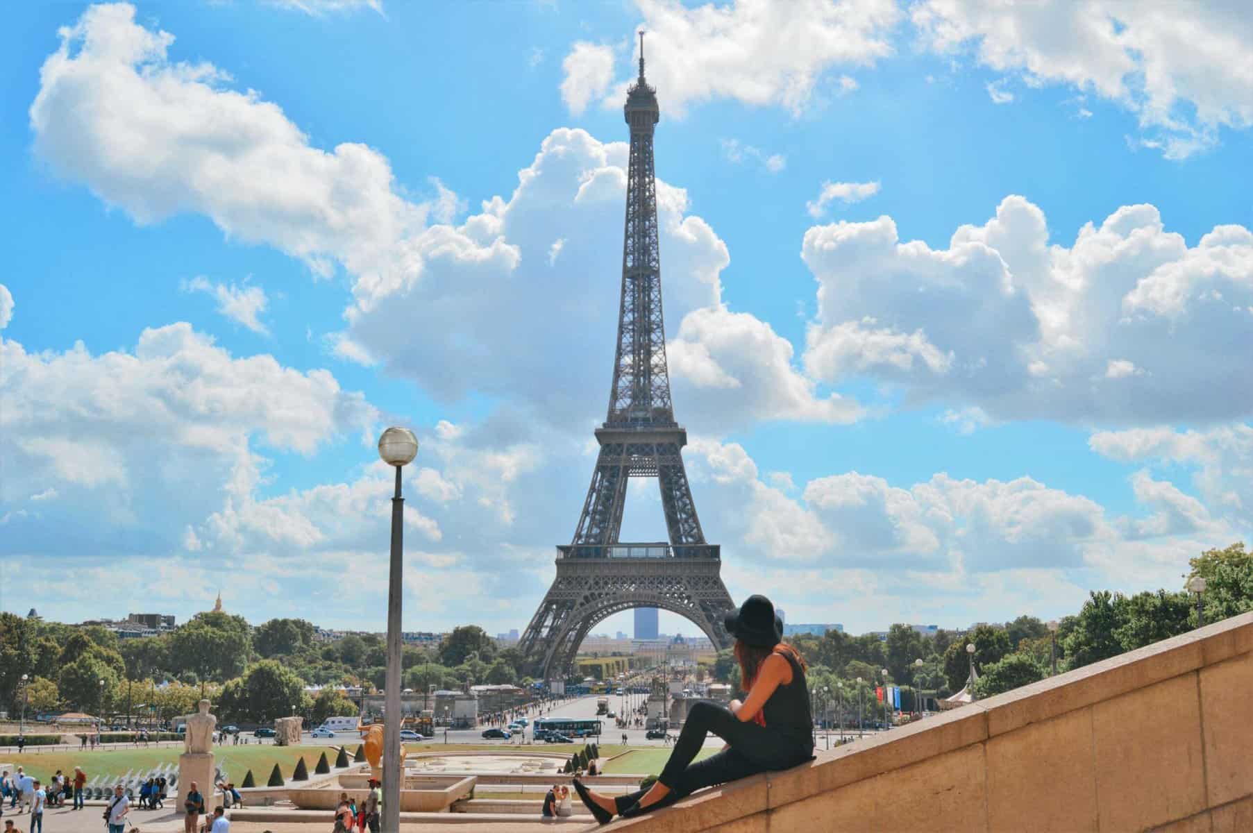 Paris solo travel eiffel tower