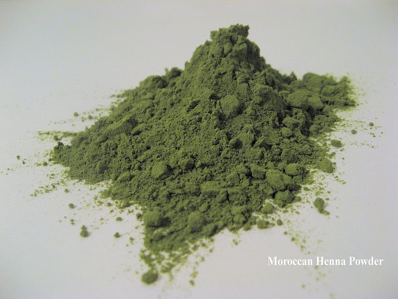 green henna powder